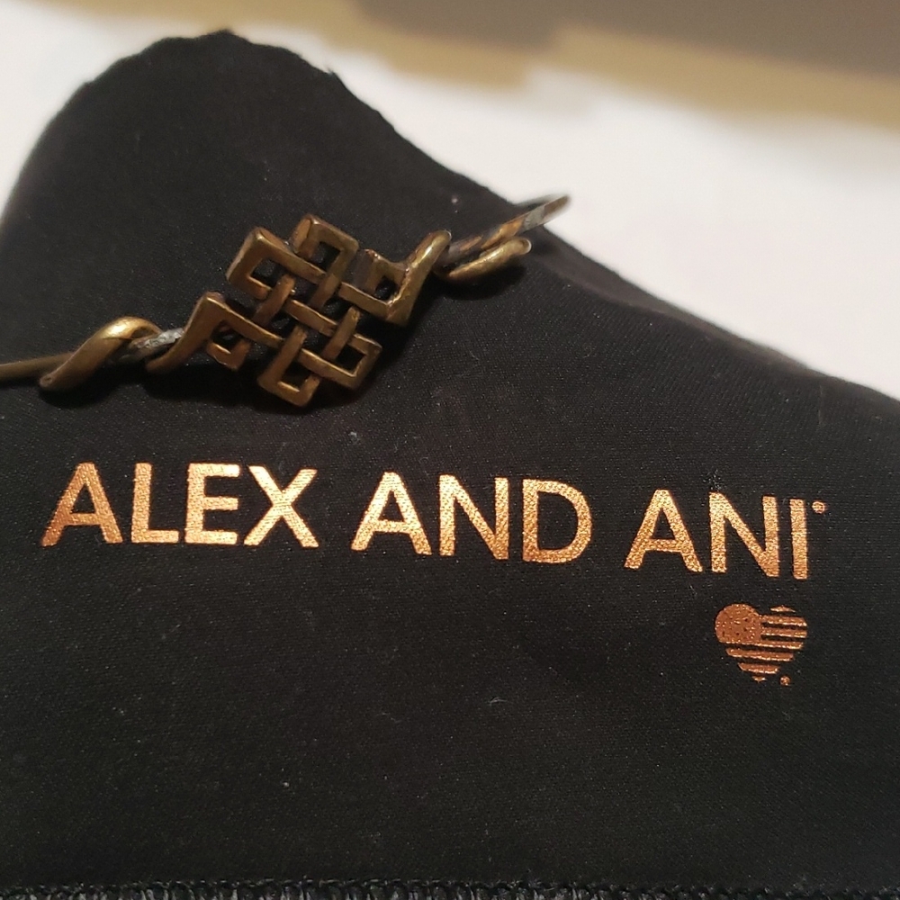 Alex and Ani Brass Knot Bracelet